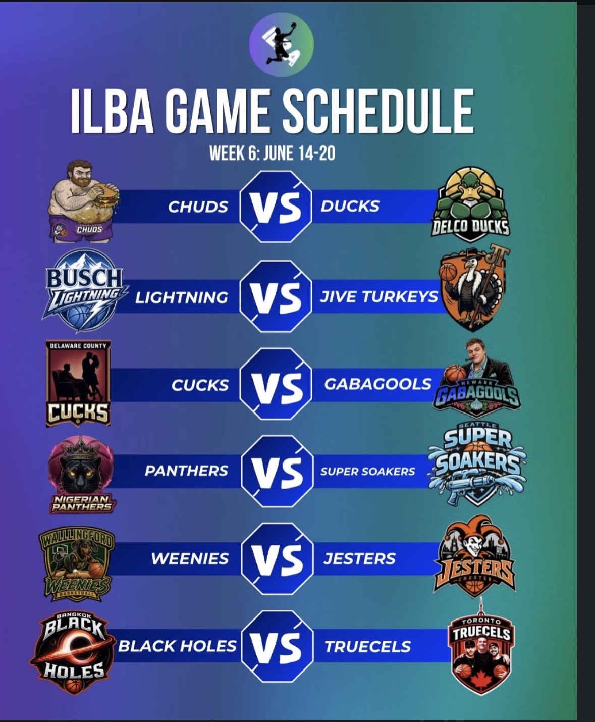 Week 6 Schedule