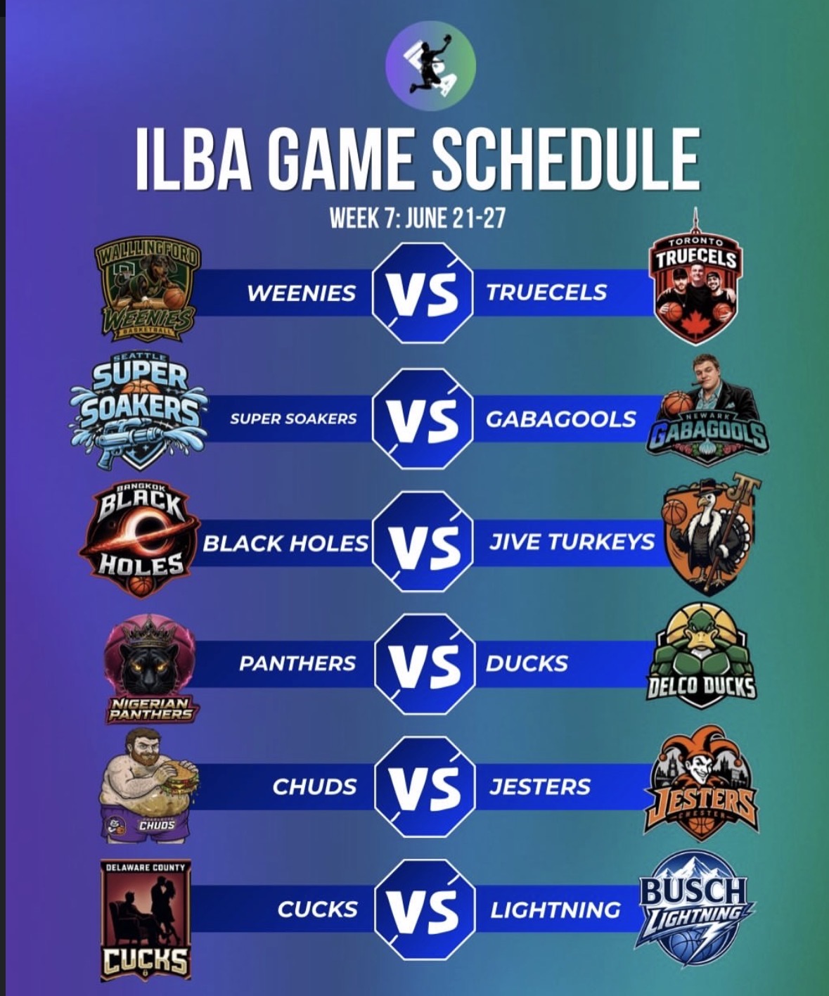 Week 7 Schedule
